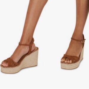 Ravina Hazelwood Suede Platform Wedge